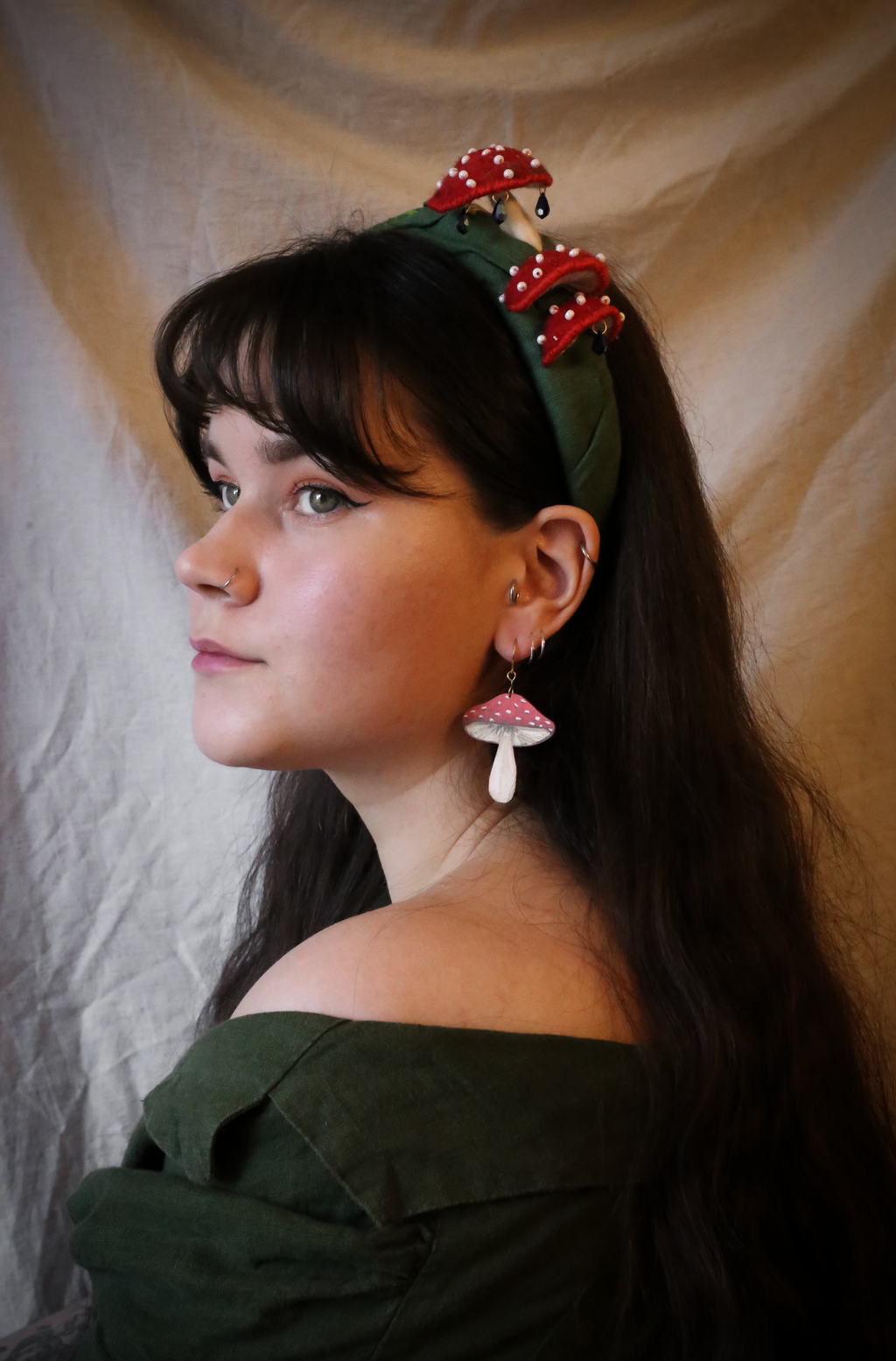 Mushroom Earring
