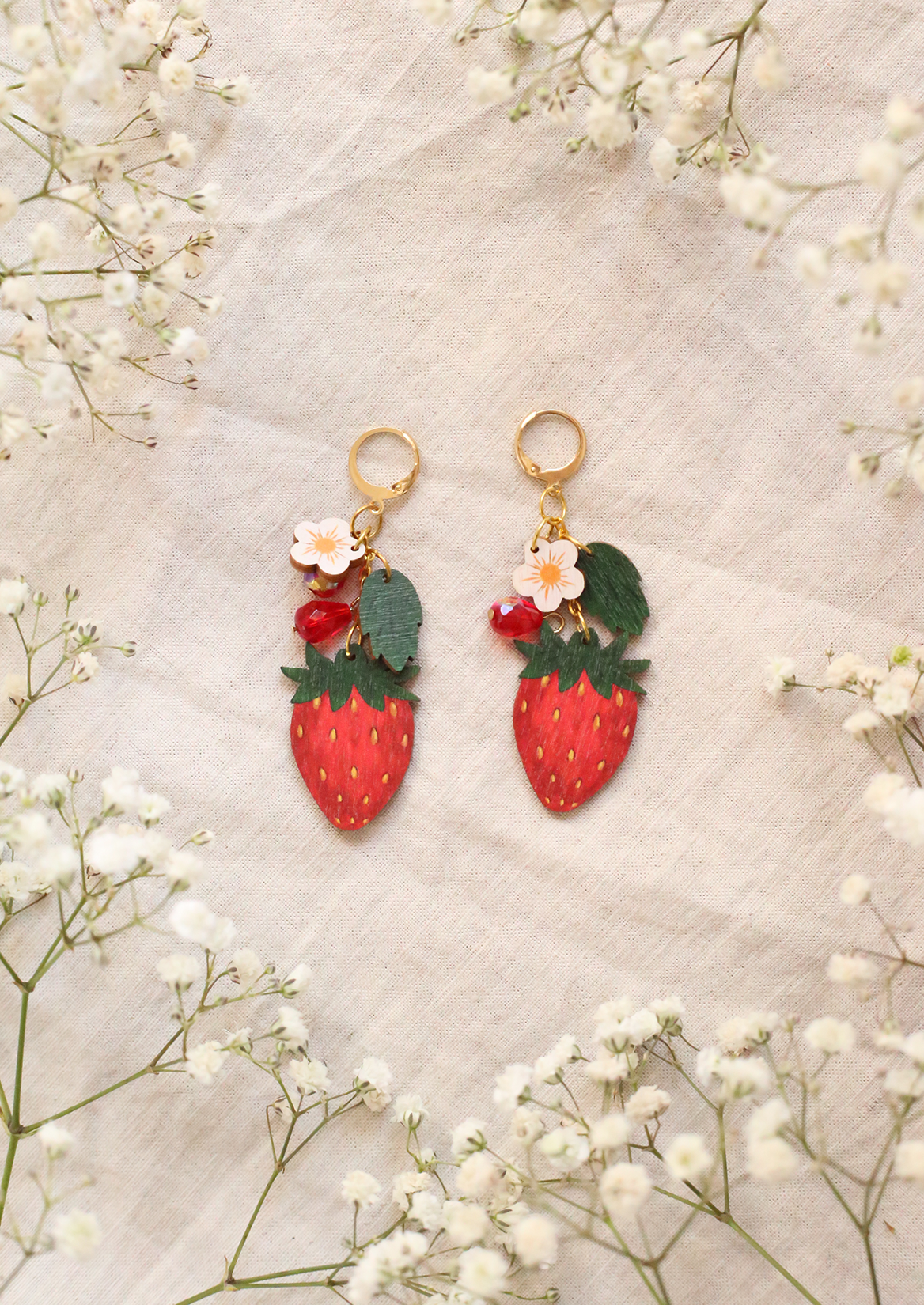 Strawberry Shortcake Earrings