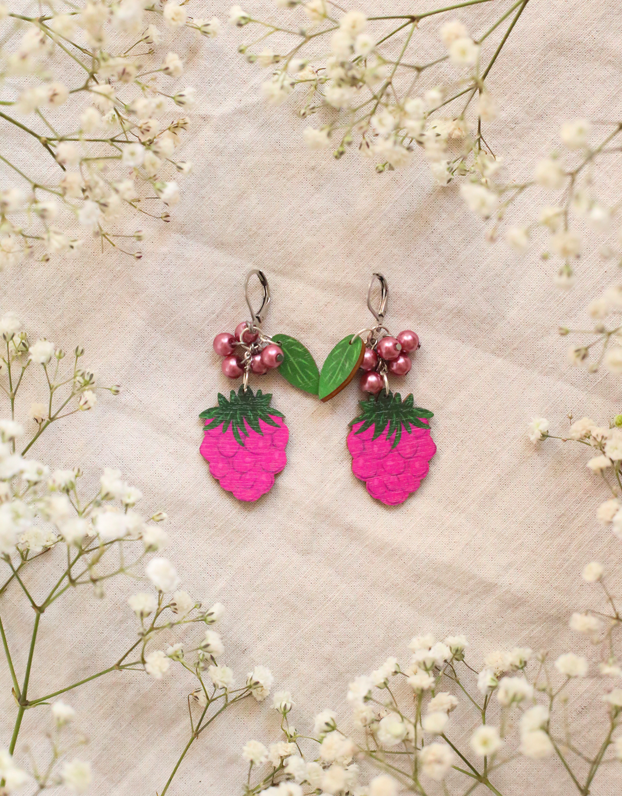 Raspberry Dreams Earrings