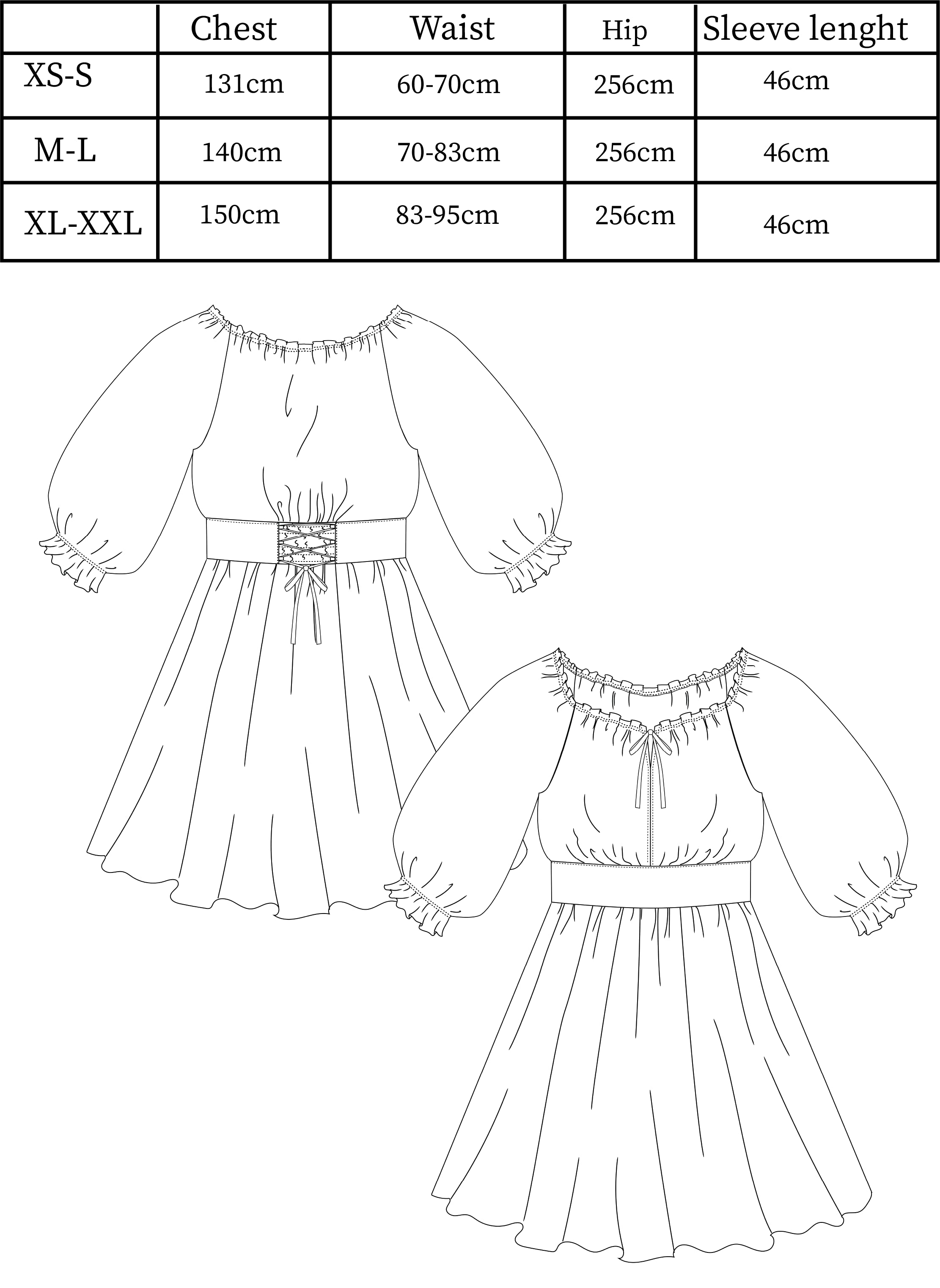 Maiden dress patterns